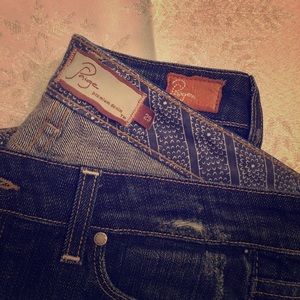 Paige premium denim Laurel Canyon crop jeans